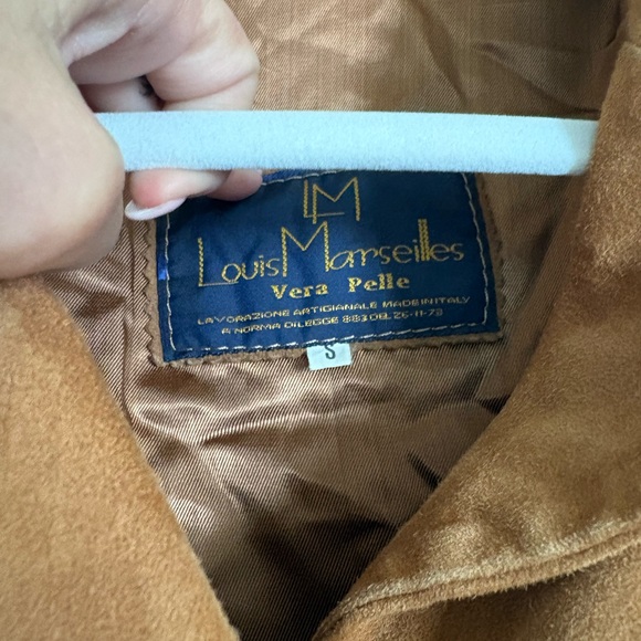 Vintage Italian Suede Jacket - Picture 3 of 5